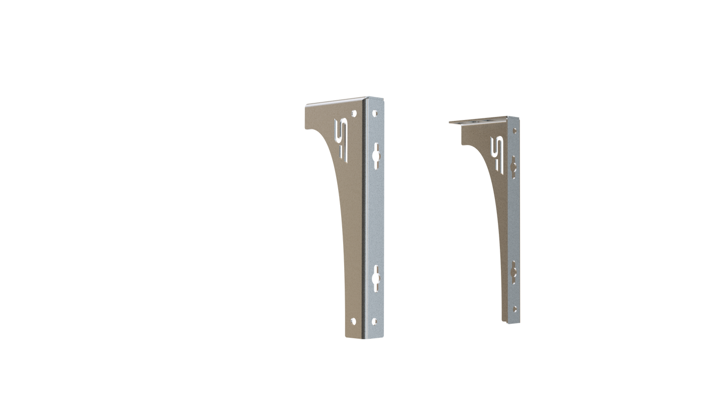 1U Wall or Desk Mount Bracket – 10"/19"