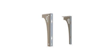 1U Wall or Desk Mount Bracket – 10"/19"