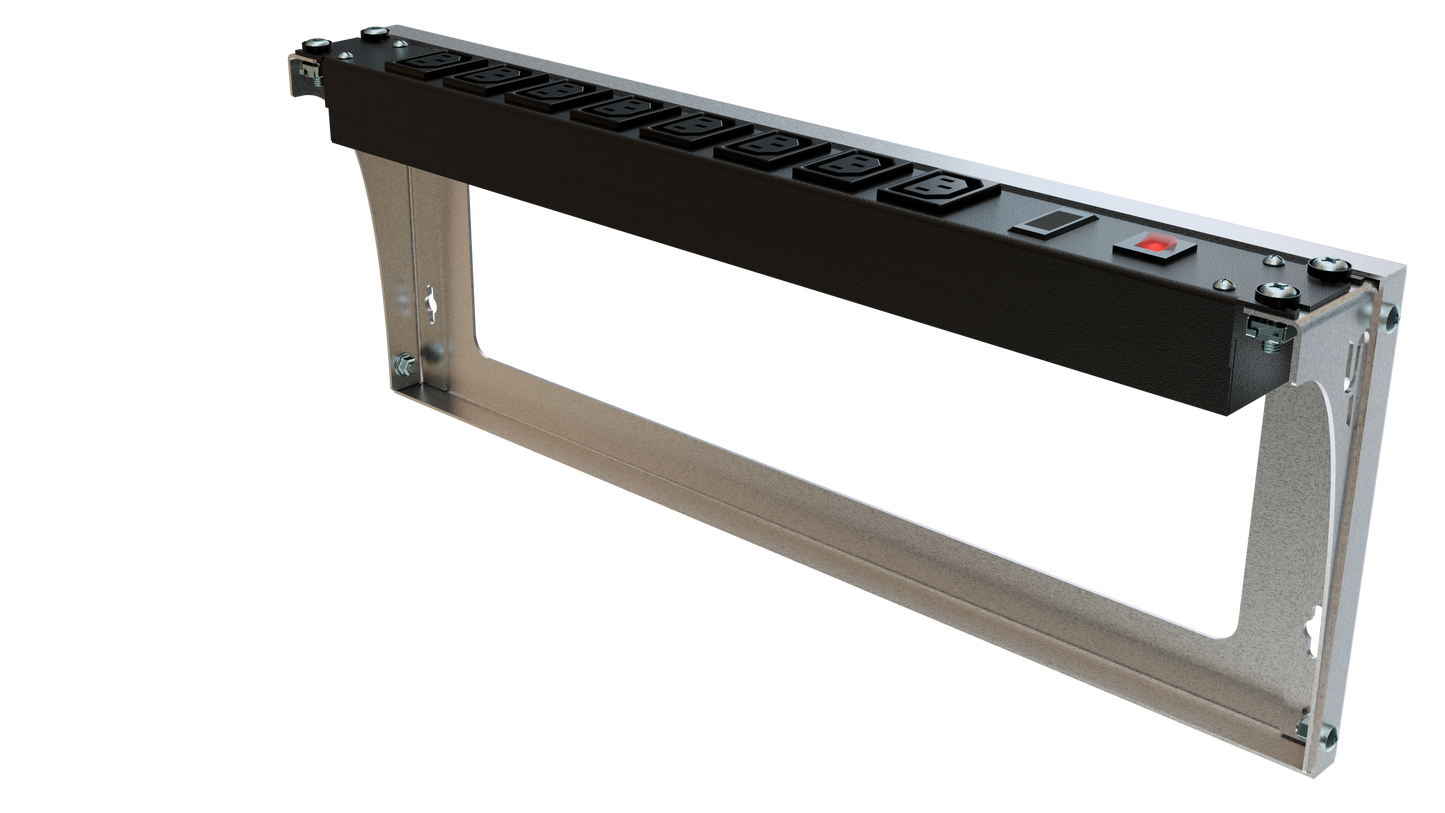1U Wall or Desk Mount Bracket – 10"/19"