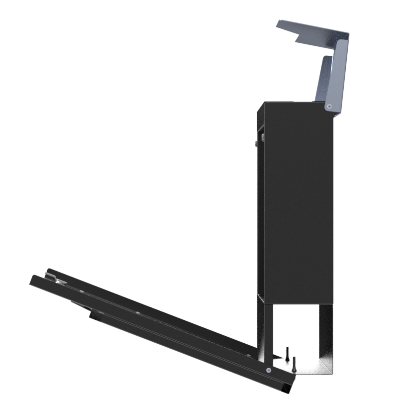 close-up of lockable letter box 