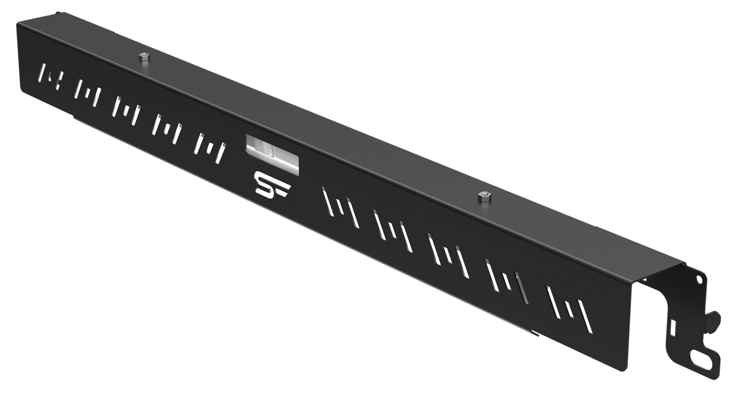 Front view of 1U 19 inch rack mount LED light panel