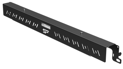 Front view of 1U 19 inch rack mount LED light panel